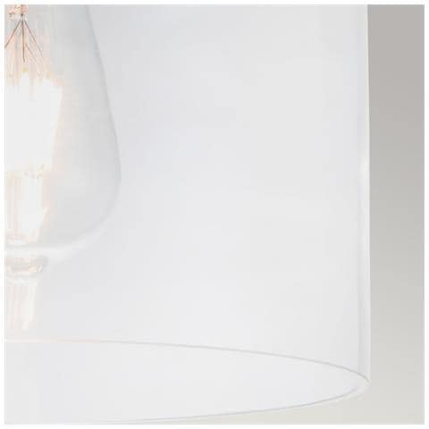 Plafoniera Contemporanea Hounslow Acciaio Ottone Brunito Vetro 1 Luce E27 - Foto 5