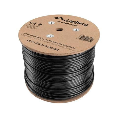 LCU6-21CU-0305-BK cavo di rete Nero 305 m Cat6 U /UTP (UTP) - Foto 4