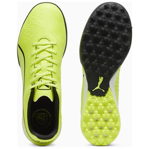 Scarpe Da Calcio King Match Tt 107260-04 Uomo Taglia 42.5 Colore Giallo Fluo - Foto 2