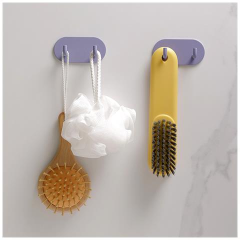 Ganci A Muro Appendiabiti Per Bagno Cucina Confezione Da 4 Black - Foto 2