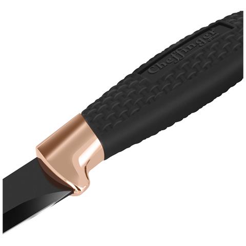 Set Coltelli 6 Pezzi Con Lame Acciaio Inox E Supporto, Nero - Foto 5