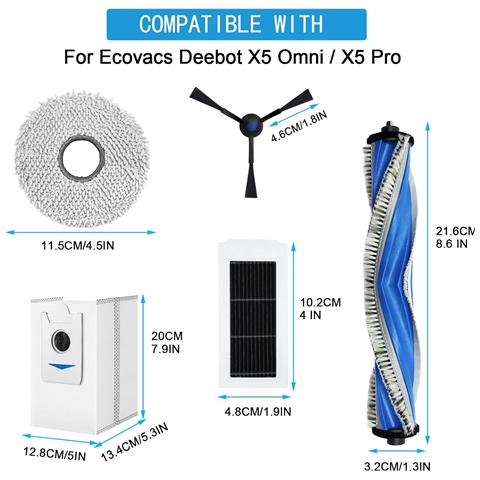 Accessori Per Aspirapolvere Robot Ecovacs Deebot X5 Omni / X5 Pro - Foto 7