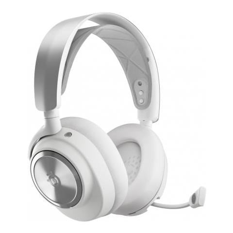 Arctis Nova Pro Wireless Auricolare Con Cavo E Senza Cavo A Padiglione Giocare Bluetooth Argento, Bianco - Foto 1
