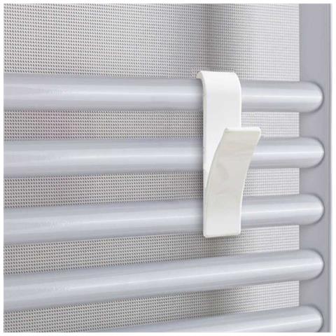 Gancio Per Asciugamani 4 Pezzi Colore Bianco - Foto 1