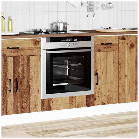 Armadio Per Forno Kalmar Legno Vecchio In Legno Multistrato - Foto 3