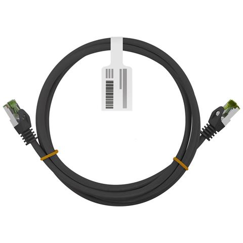 61095 cavo di rete Nero 3 m Cat8.1 S /FTP (S-STP) - Foto 2