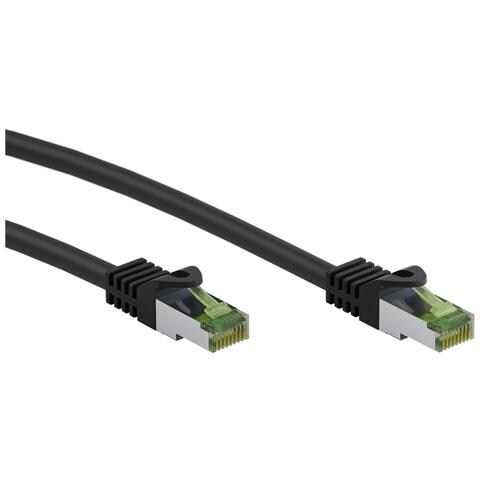 61095 cavo di rete Nero 3 m Cat8.1 S /FTP (S-STP) - Foto 1