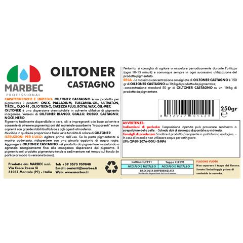 Oiltoner Castagno 250gr - Pigmento In Dispersione Oleo-solubile - Foto 2