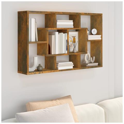 Mensola A Muro Rovere Fumo 85x16x52,5 Cm In Legno Multistrato - Foto 7
