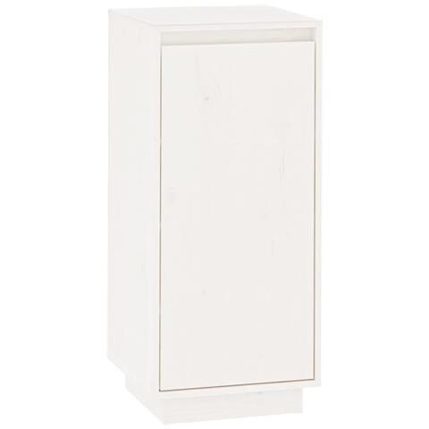 Lusso Casadino -  Scarpiera Bianca 35x35x80 Cm In Legno Massello Di Pino - Foto 1