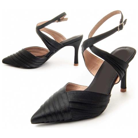 Scarpa Con Tacco Festshoe Nera Nero Materiale Sintetico - Foto 1