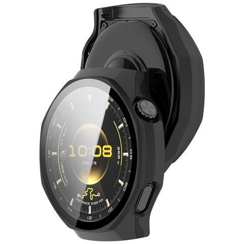 Custodia Protettiva Pc + Vetro Temperato Compatibile Con Huawei Watch Gt6 Pro 46mm - Nero - Foto 2