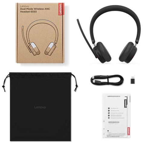 6550 Auricolare Wireless A Padiglione Ufficio USB tipo-C Bluetooth Nero - Foto 12