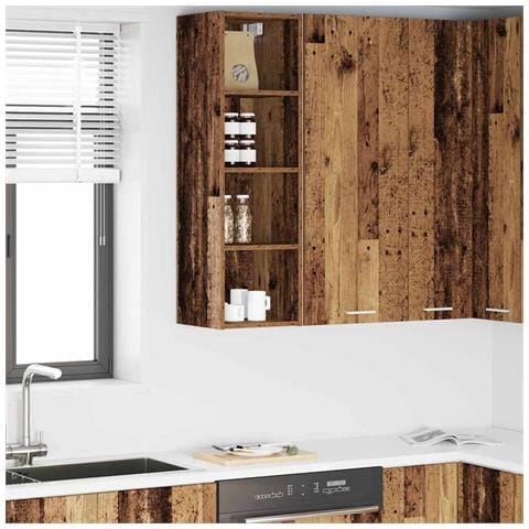 Armadio pensile Riga Legno vecchio 30 x 29,5 x 100 cm - Foto 2