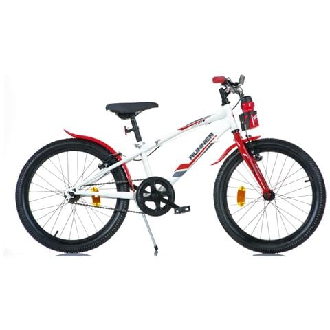 Sch Runner 20'' - Bicicletta Per Bambini (6-10 Anni), Ruote 20'', Telaio Acciaio, Con Accessori - Colore Rosso - Foto 1