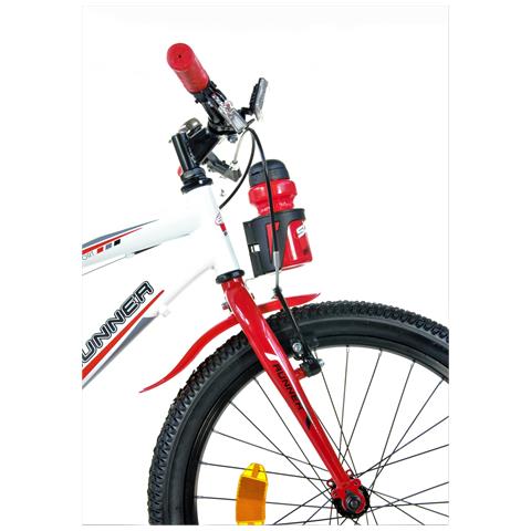 Sch Runner 20'' - Bicicletta Per Bambini (6-10 Anni), Ruote 20'', Telaio Acciaio, Con Accessori - Colore Rosso - Foto 2