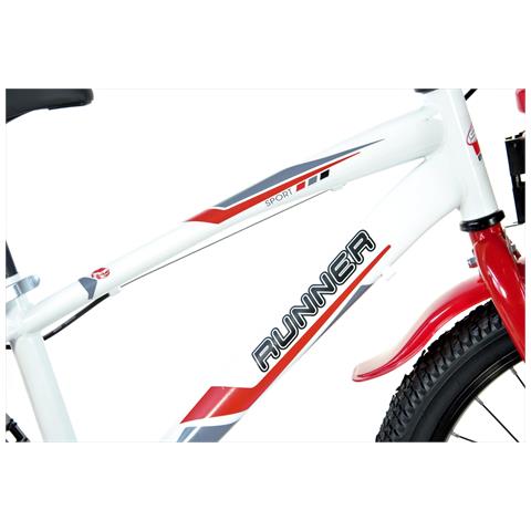 Sch Runner 20'' - Bicicletta Per Bambini (6-10 Anni), Ruote 20'', Telaio Acciaio, Con Accessori - Colore Rosso - Foto 5