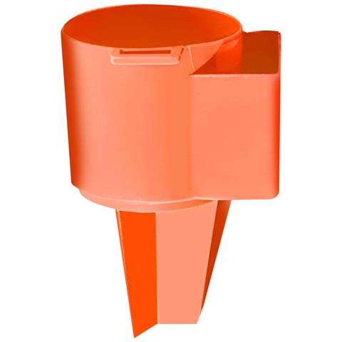 Portabicchieri Da Spiaggia Per Bevande E Telefono Con Scomparto Frontale, Arancione - Foto 2