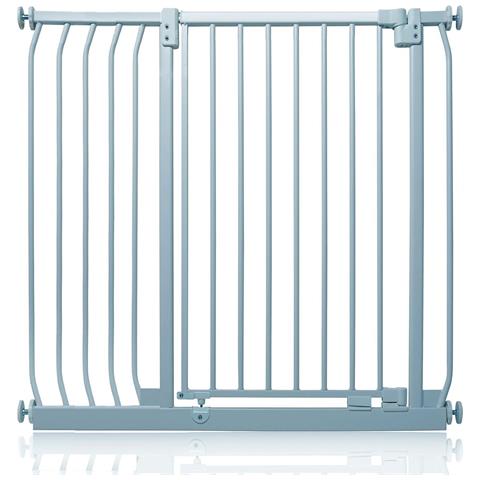 Safetots Cancelletto Di Sicurezza Elite Extra Alto, 98cm - 107cm, Grigio Opaco, Extra Alto Con 100cm Di Altezza - Foto 1