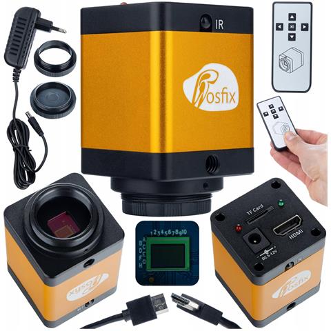 Set Microscopio Professionale Mercury Pro Con Telecamera E Display 8"" - Alta Risoluzione, Testa Trinoculare, Zoom 7x-45x - Foto 8