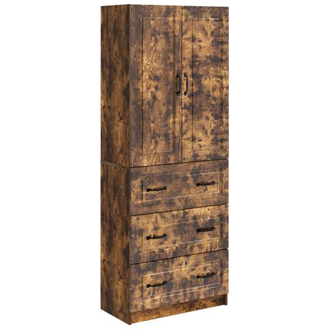 Set di armadi 2 pcs Rovere Fumo 66 x 34,5 x 87 cm - Foto 1
