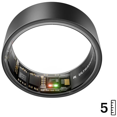 Ring AIR - Monitor del sonno e dell'attività fisica, anello intelligente per uomo e donna, nessuna spesa per l'app per le funzioni standard, durata della batteria fino a 6 giorni (taglia 5) - Foto 1
