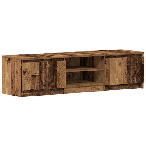 Mobile TV Legno Antico 140x40x36 cm in Legno Multistrato - Foto 1