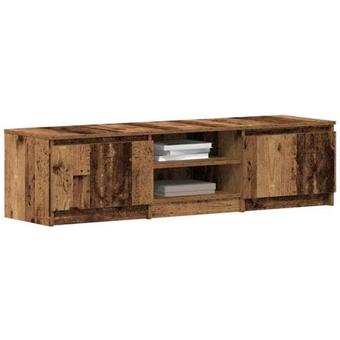 Mobile TV Legno Antico 140x40x36 cm in Legno Multistrato - Foto 2