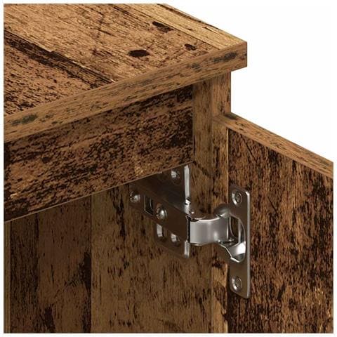 Mobile TV Legno Antico 140x40x36 cm in Legno Multistrato - Foto 9