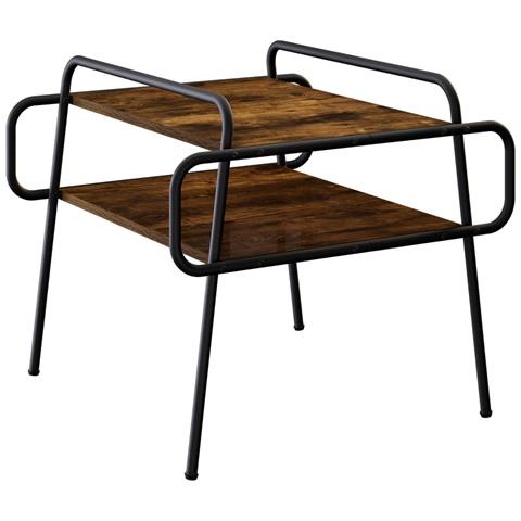 Tavolino da salotto Rovere Fumo 60 x 60 x 51 cm - Foto 1