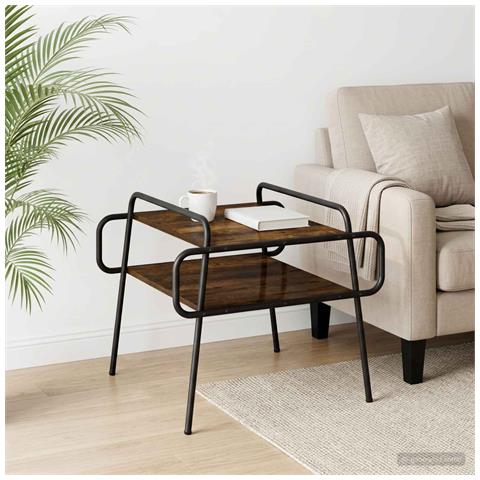 Tavolino da salotto Rovere Fumo 60 x 60 x 51 cm - Foto 2