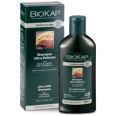 Biokap Bellezza Bio Shampoo Ultra Delicato Cosmos Ecocert 200 ml Biosline - Foto 1