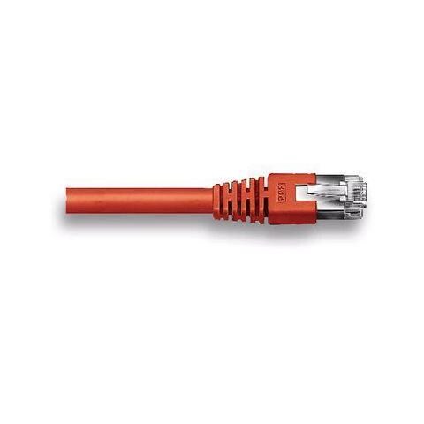 ICOC U5EB-005-RE - Cavo di rete Patch in Rame Cat. 5e Rosso UTP 0,5 mt - Foto 1