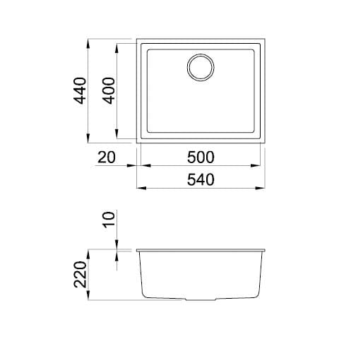 Lav. Quadra Gr. 57x50 1v S / T F / Bl. N - Foto 2