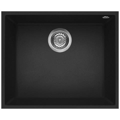 Quadra 105 Lavello sottotop 54 x 44 - Granitek - Nero - Foto 1
