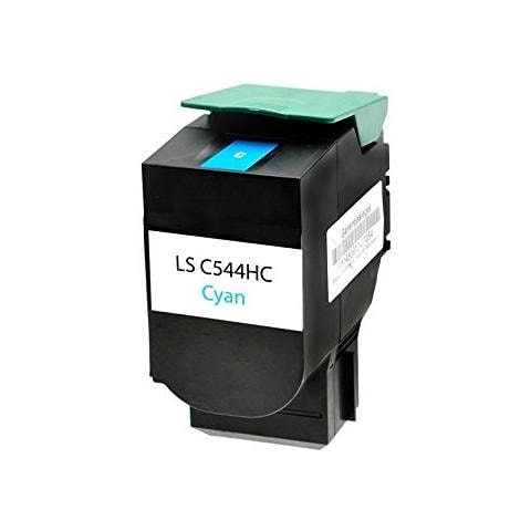TONER RIGENERATO -  C544C Ciano Per Lexmark C 544N 544Dn 544Dtn 544Dw 546Dtn C544X1Cg 4.000 Pagine - Foto 1