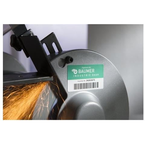 conf. 10 ff Etichette bianche polietilene flessibile L7913-1 - Foto 7