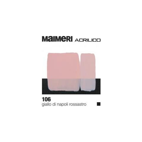Colore Acrilico Satinato, 75 Ml Giallo Napoli Ross. - Professionali, Semilucidi,, Italiano, 75 Ml, Giallo Napoli Rossastro - Foto 2