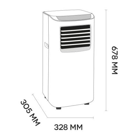 Condizionatore Portatile Monoblocco SWAN EVO 8000 Btu / h Classe A - Foto 7