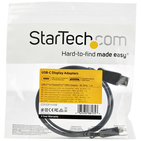 Cavo DisplayPort 1.4 USB-C da 1m - 8K 60hz - Foto 2