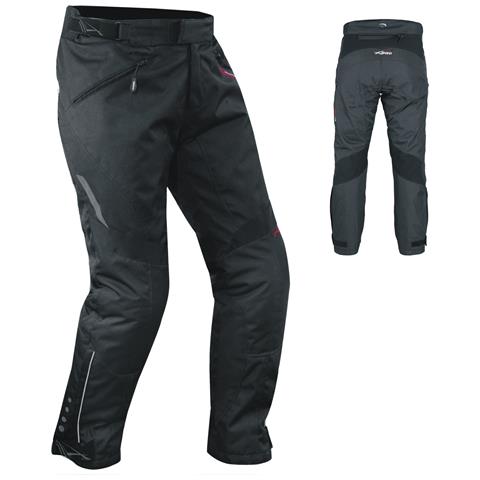 Pantaloni Impermeabile Moto Imbottitura Termica Estraibile Traspirante Nero 30 - Foto 2