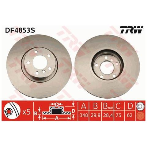 Disco Freno Df4853s Unitai - Foto 1