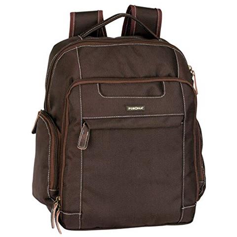 Brown Computer Backpack Cartella, 36 Cm, Multicolore (multicolour) - Foto 1