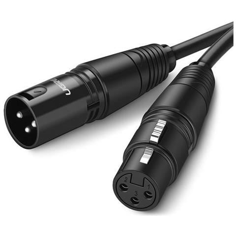 Xlr Cable Xlr Maschio A Femmina Microfono Di Estensione Del Cavo Xlr Jack Extender Cavo Per Amplificatori Microfoni Mixer Preamplificatore Tamburo Patch Sistema Di Altoparlanti O Altra Registrazione Professionale (10m) - Foto 1
