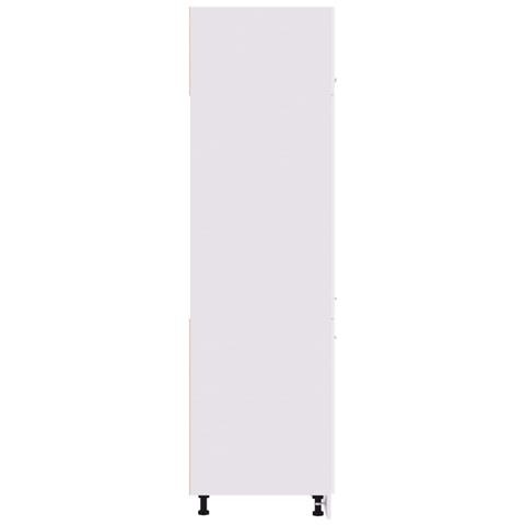 Mobile per Frigo “Lyon” Bianco 60x57x207 cm Legno Multistrato - Foto 10