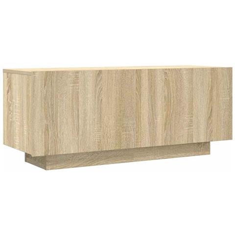 Mobile per TV Rovere Sonoma 100x35x40 cm Legno Multistrato - Foto 1