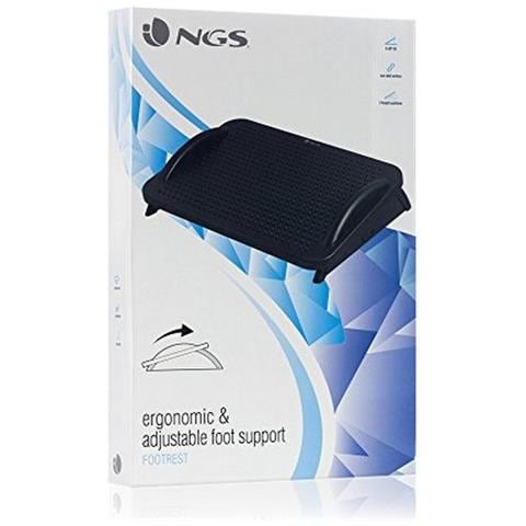 Poggiapiede da Scrivania Colore Nero - Foto 2