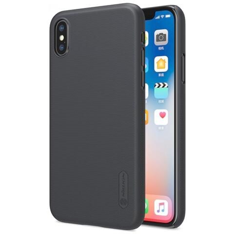 Custodia Frosted Shell Posteriore Rigida Antiscivolo Apple Iphone X - Xs Black - Foto 3