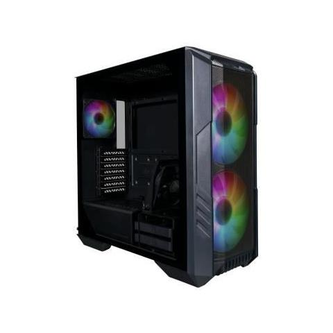 Cooler Master Case Haf500 Mid-tower E-atx Argb Side Panel, Black - Foto 1