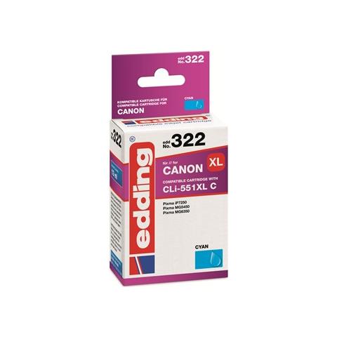 EDD-322 cartuccia d'inchiostro 1 pz Compatibile Resa elevata (XL) Ciano - Foto 1